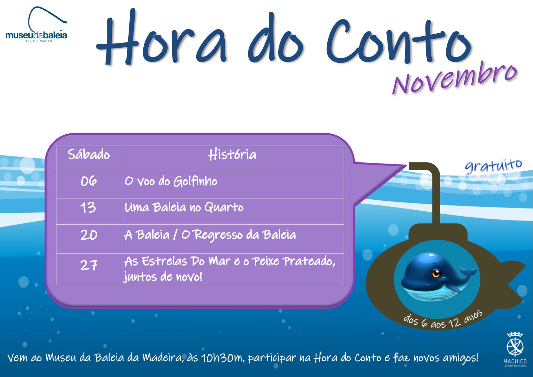 Hora do conto novembro 2021