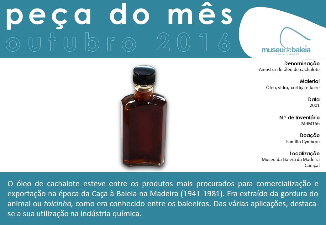 peça do mês outubro 2016